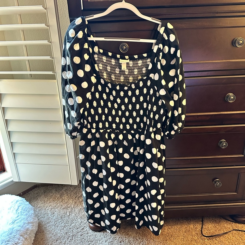Ava & Viv Polka Dot Dress 3x